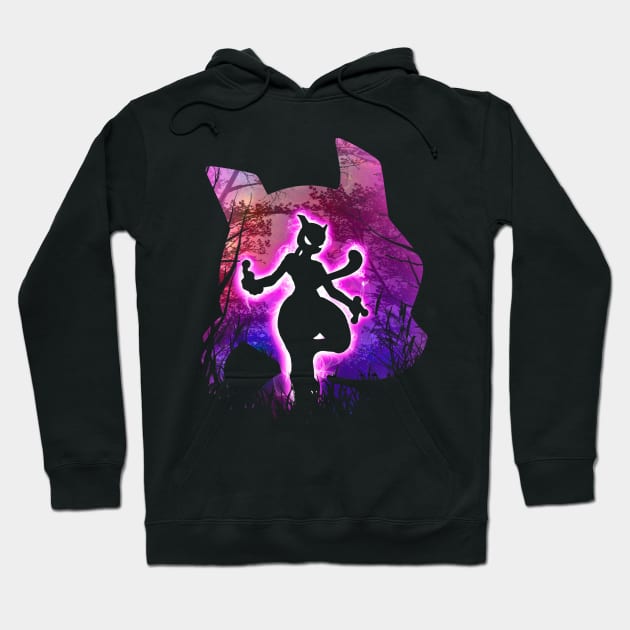 The powerfull Clone universe Set silhouette Hoodie by Meca-artwork